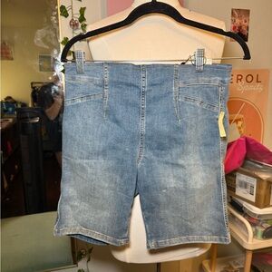 NFS We The Free Light Blue Denim Shorts